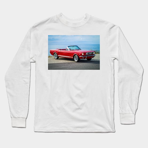 Ford Mustang Convert -66 Long Sleeve T-Shirt by connyM-Sweden